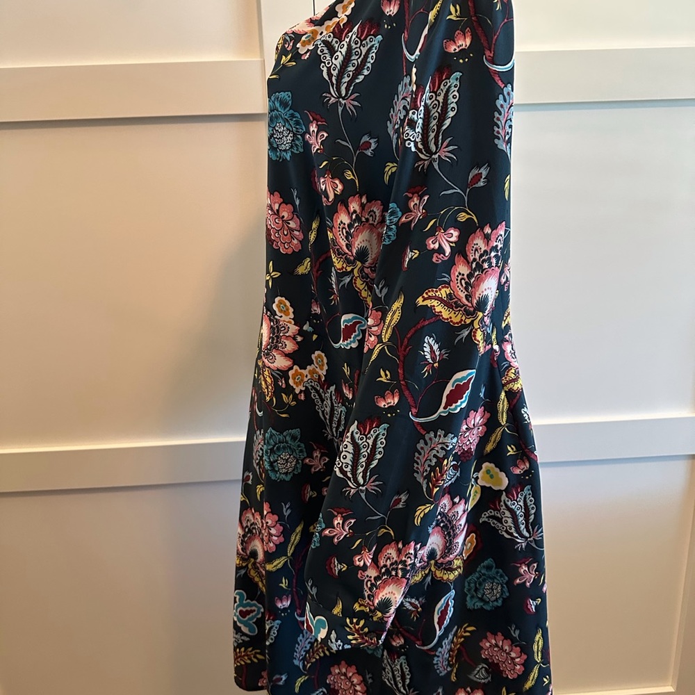 The loft green floral long sleeve dress size 18 - Picture 11 of 12